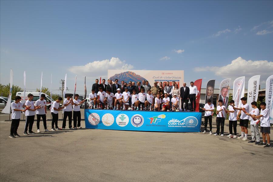 5. Uluslararası Şırnak Cudi Cup Tenis Turnuvası Ödül Töreni ile Sonra Erdi  görseli