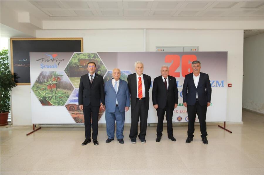 59. Hükümet Kültür ve Turizm Bakanı Atilla Koç’tan Rektör Alkış’a Ziyaret görseli
