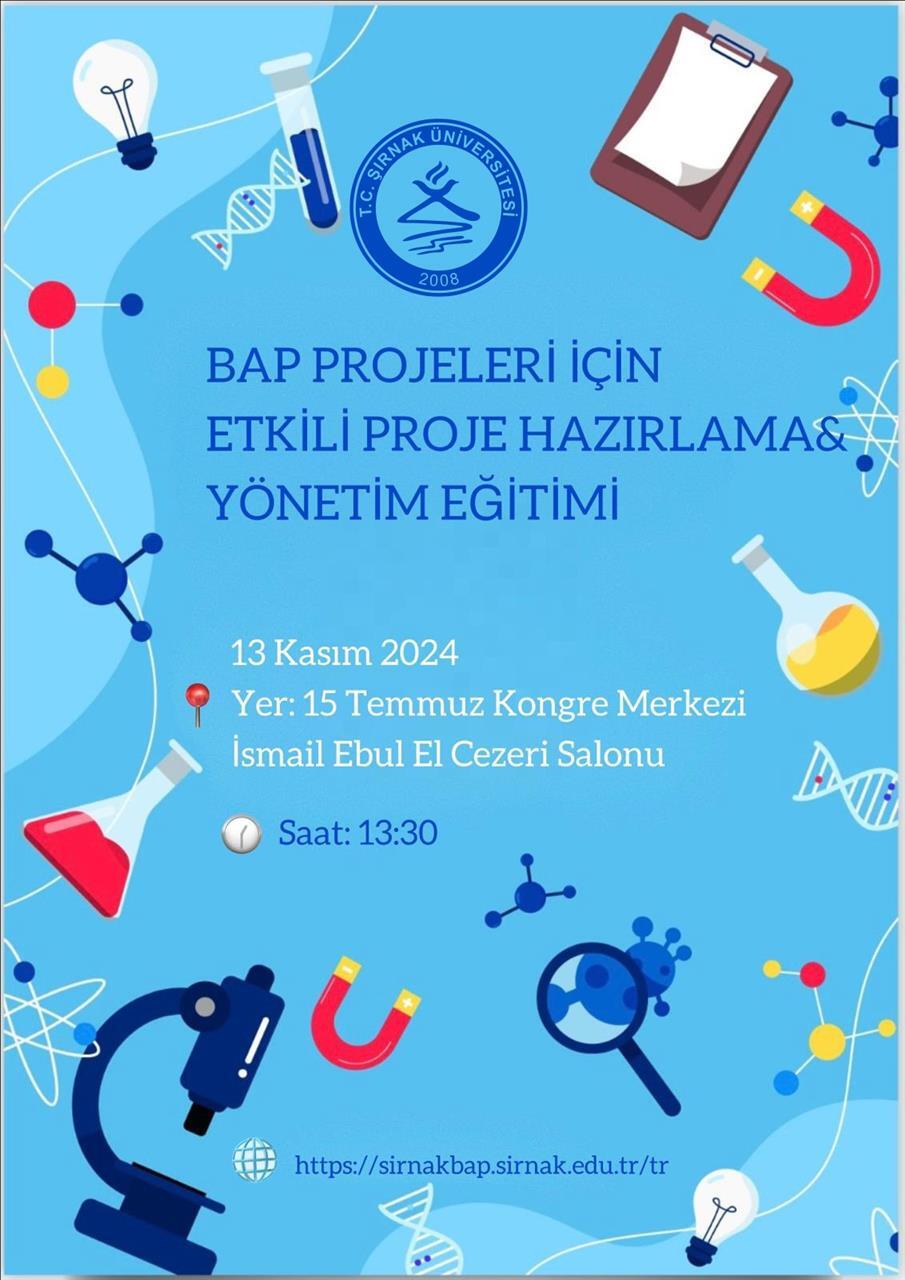 bap-projeleri-icin-proje-hazirlama-ve-yonetim-egitimi-duzenlenecektir