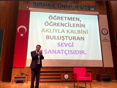 Eğitimci-Yazar Alişan Kapaklıkaya Şırnak’ta