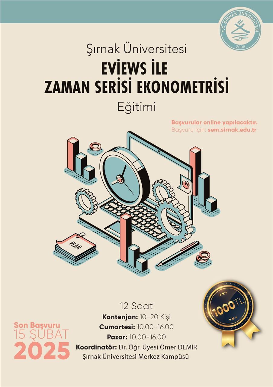 eviews-ile-zaman-serisi-ekonometrisi-egitimi