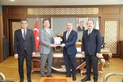 Hazine ve Maliye Bakan Yardımcısı Gürcan Rektörümüz Prof. Dr. Erkan’ı ziyaret etti