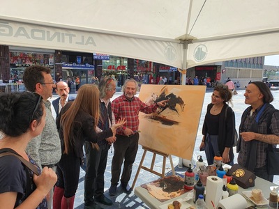 Öğrencilerimizden Ankara’da düzenlenen resim yarışmasında büyük başarı