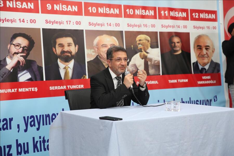 Rektör Alkış’tan İdil Kitap Fuarında Söyleşi görseli