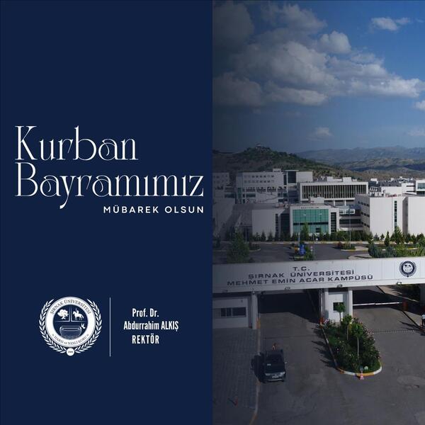 Rektör Alkış'ın Kurban Bayramı Mesajı görseli
