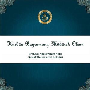 Rektör Hocamızın bayram mesajı