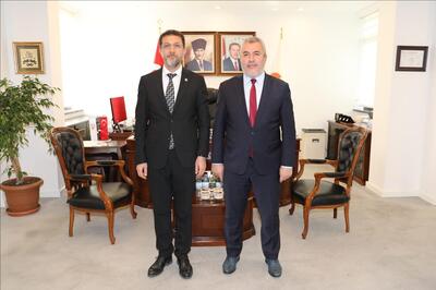 Rektörümüz Prof. Dr. Alkış ÖSYM Başkanı Prof. Dr. Ersoy’u ziyaret etti