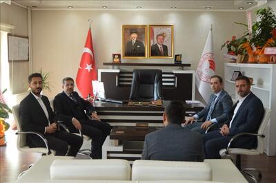 Rektörümüz Prof. Dr. Alkış, Tarım ve Orman İl Müdürü Sezgin’i ziyaret etti