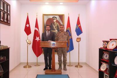 Rektörümüz Prof. Dr. Alkış, Tümgeneral Bulut’u ziyaret etti