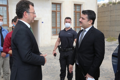 Rektörümüz Prof. Dr. Erkan, Cizre Kaymakamı Tunç’u makamında kabul etti