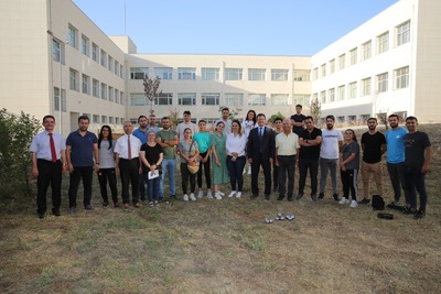 Rektörümüz Prof. Dr. Erkan kursiyerlerle Bocce oynadı