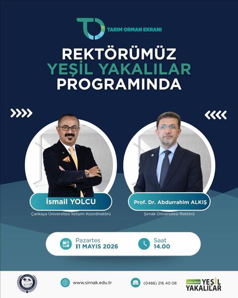 Rektörümüz Yeşil Yakalılar Programında görseli