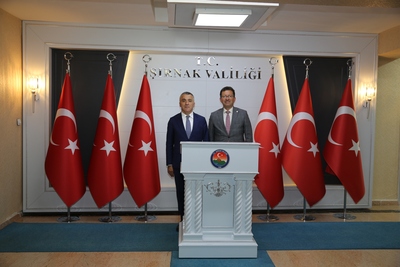 Rektörümüzden Şırnak Valisi Osman Bilgin’e Hayırlı Olsun Ziyareti