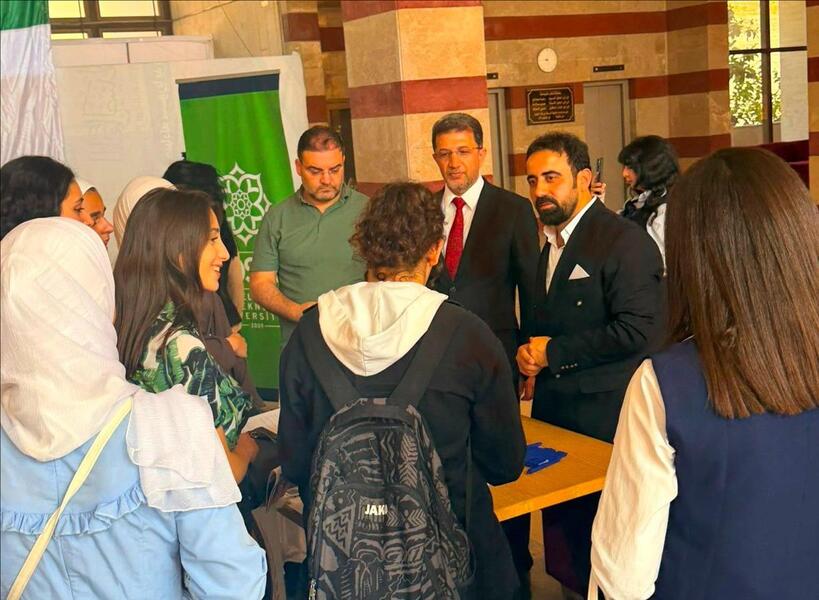 Üniversitemiz, Suriye'de Düzenlenen Uluslararası Üniversiteler Tanıtım Fuarına katıldı  görseli