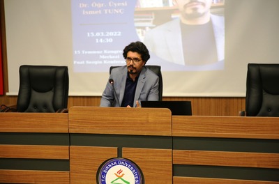 Üniversitemizde “Cumhuriyetin Kuruluş Yıllarında Din ve Kültür Politikaları” adlı konferans düzenlendi