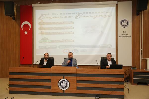 Üniversitemizde Prof. Dr. Necmettin Erbakan Vefatının 15. Yıldönümünde anıldı