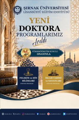 Yeni Doktora Programlarımız Açıldı